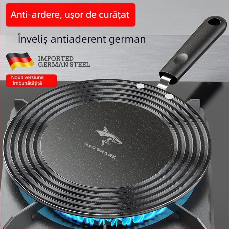 Crazy Shark Placă Detașabilă de Transfer de Căldură pentru Aragaz, Placă din Aluminiu Anti-Arsuri pentru Oale Emailate, Placă de Decongelare Rapidă