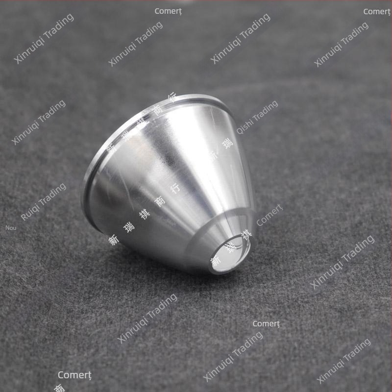 Cupă reflectorizantă din aluminiu cu acoperire electroplacată în vid, model C8, finisaj portocaliu coajă, 41.5x31x10 mm, compatibilă cu Cree XHP35/50/70LED