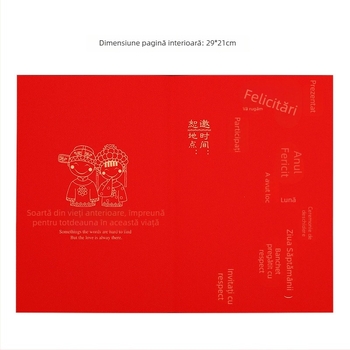 Invitații de nuntă în stil chinezesc, roșii cu sclipici, 2024 creație, înaltă calitate, carduri scrise de mână
