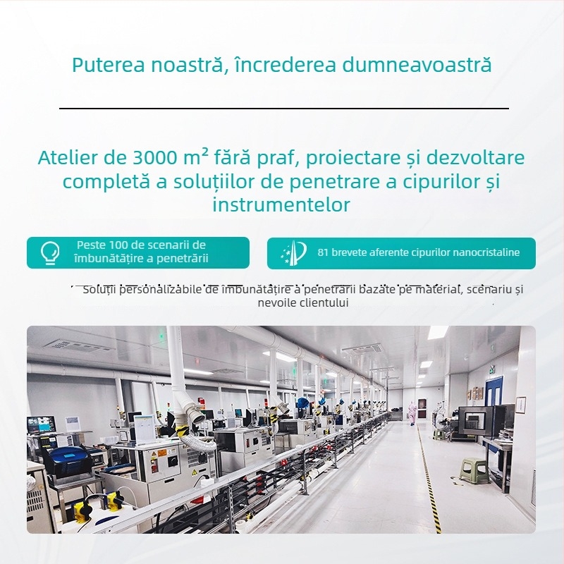 Dispozitiv facial cu microace pentru infuzia de esență și îngrijire a pielii cu iluminare nano-apă