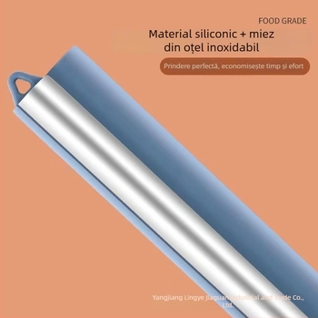 Rolă de aluat din silicon, cu marcaje de măsurare, rezistentă la temperaturi înalte, acoperire completă cu silicon, antiaderentă, instrument pentru foi de aluat