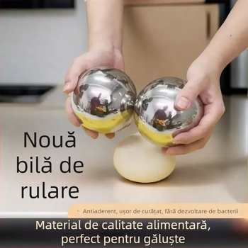 Rulou din oțel inoxidabil 316 pentru foi de găluște, model nou, uz casnic, unealtă versatilă de întins aluat