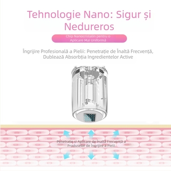 Dispozitiv nano electric cu microace și cip pentru tatuajul sprâncenelor