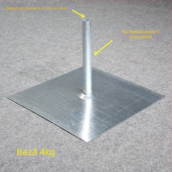Suport pentru fundal de nuntă cu bază grea, plăcuță KT, bază din oțel galvanizat și tijă telescopică din oțel inoxidabil pentru arc