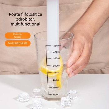 Rulou de aluat multifuncțional, pentru foi de găluște și tăiței, din plastic PP