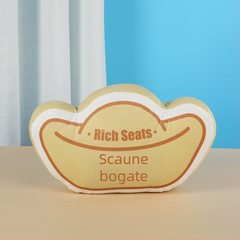 Perna pluș imprimată personalizată, formă neregulată, cu desen animat, model nou