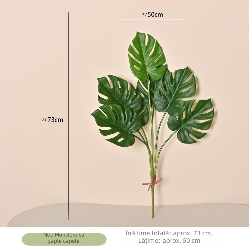 Plante verzi decorative pentru amenajări peisagistice: frunze Monstera, frunze Anthurium și alte plante verzi pentru decorațiuni de nuntă