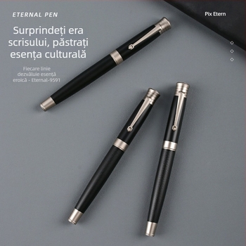 Stilou metalic pentru caligrafie, de înaltă calitate, pentru afaceri și birou, cu personalizare a logo-ului