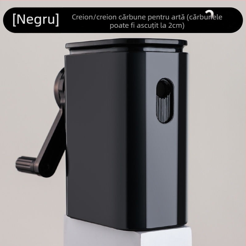 Ascuțitor manual pentru creioane de desen – grafit și cărbune