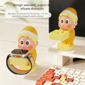 Star Man Suport de Încărcare Apple Watch pentru iWatch și Huawei, ornament decorativ cadou