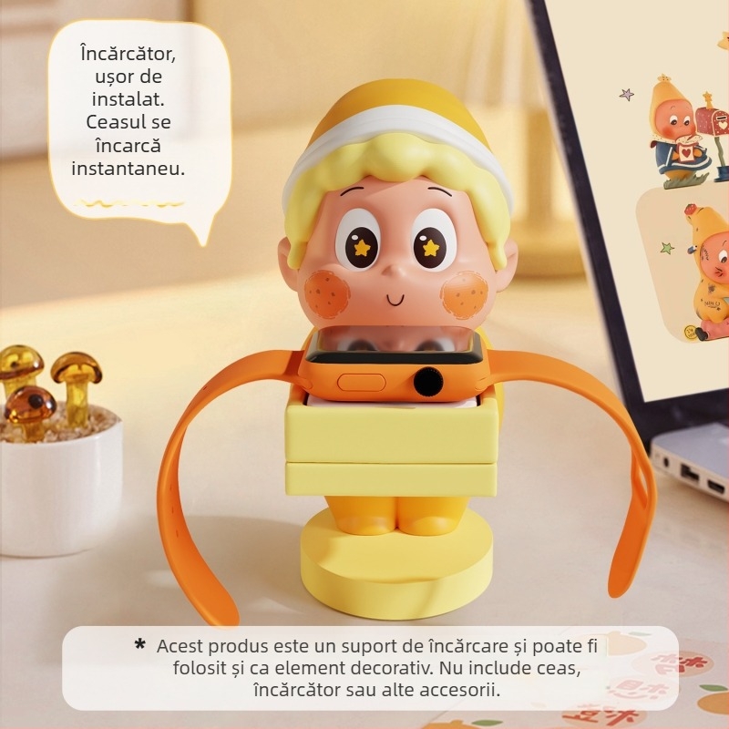 Star Man Suport de Încărcare Apple Watch pentru iWatch și Huawei, ornament decorativ cadou