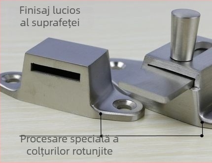 Mecanism de încuriere pentru ușă din oțel inoxidabil 304, montaj pe suprafață, pentru uși din lemn