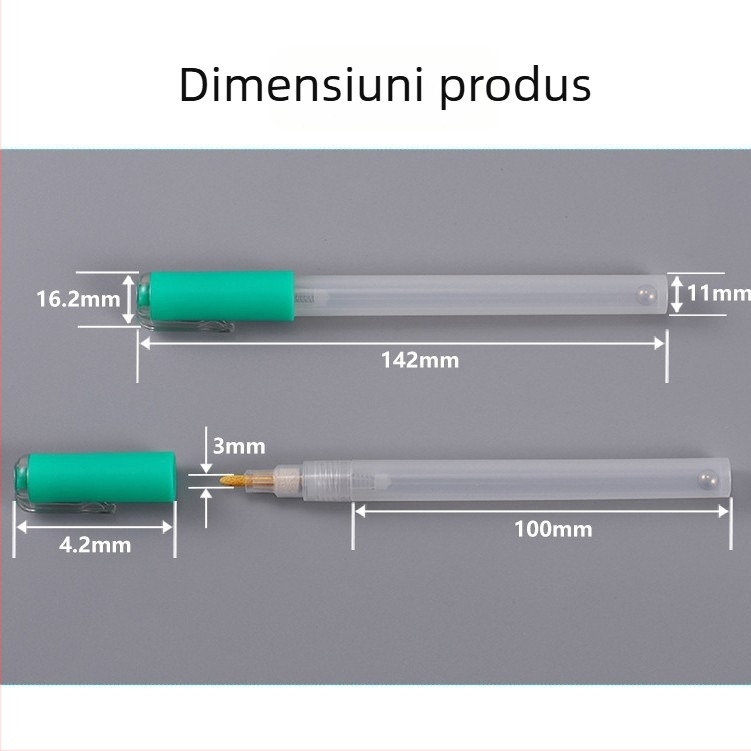 Corp gol marker, suport din plastic pentru umplere cu cerneală, 3 mm