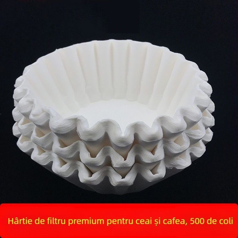Filtru de hârtie de unică folosință, stil american, pentru cafea și ceai – hârtie lucrată manual, înaltă calitate