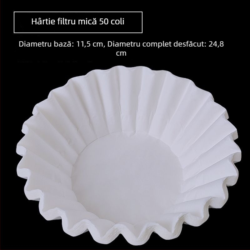 Filtru de hârtie de unică folosință, stil american, pentru cafea și ceai – hârtie lucrată manual, înaltă calitate