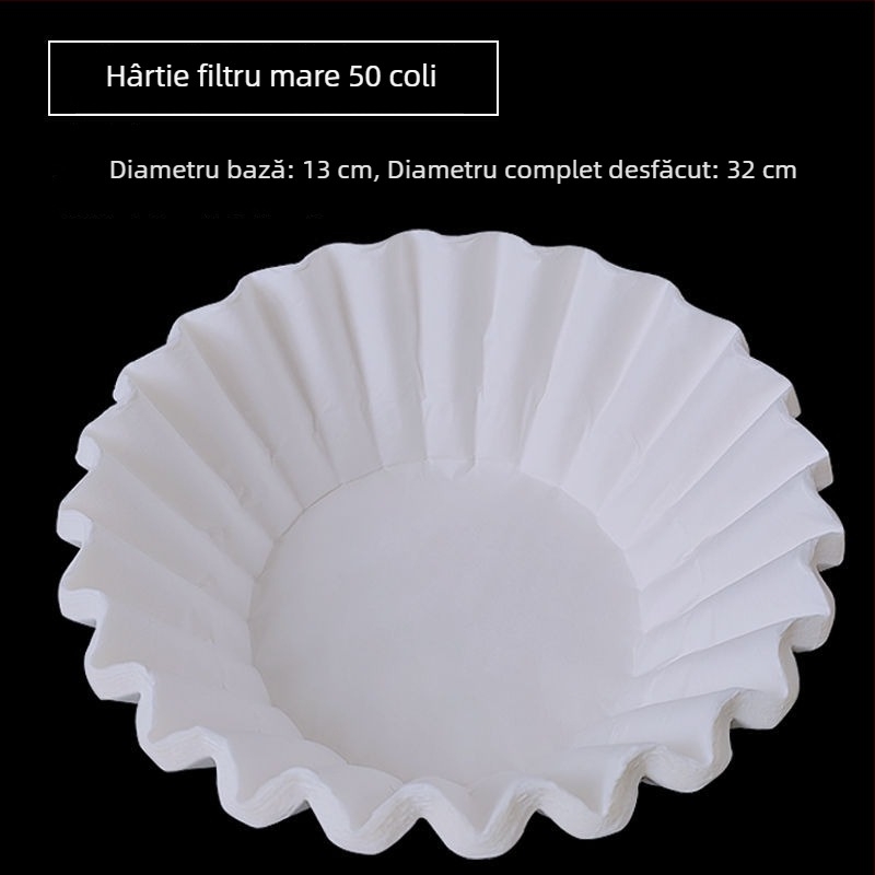 Filtru de hârtie de unică folosință, stil american, pentru cafea și ceai – hârtie lucrată manual, înaltă calitate