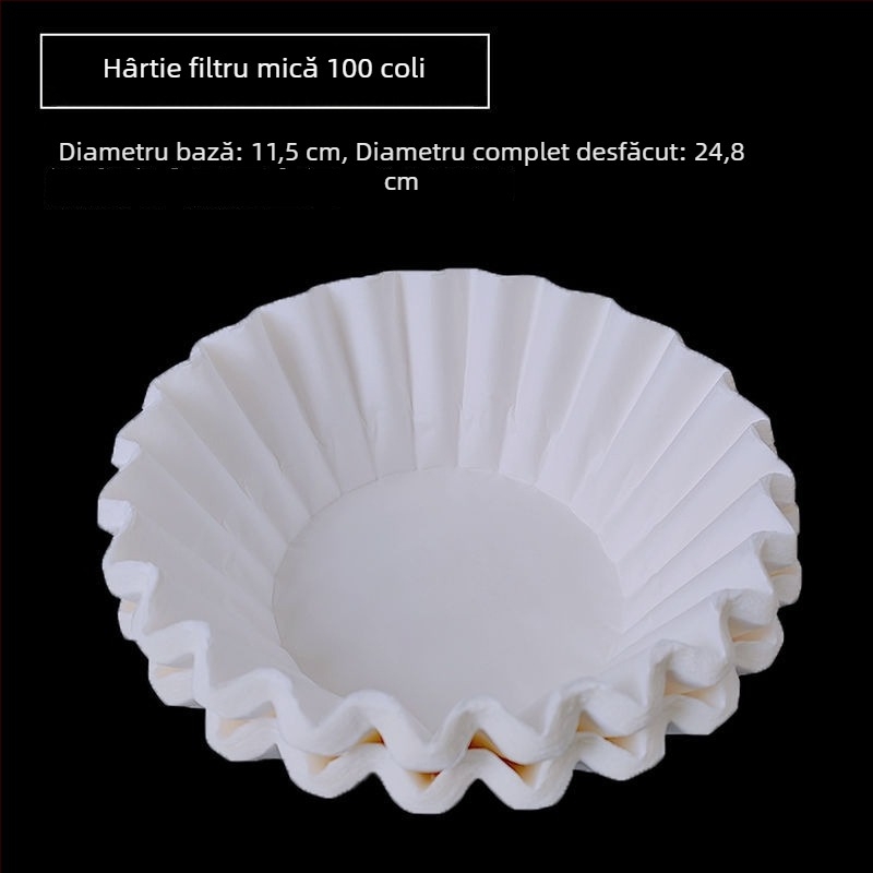 Filtru de hârtie de unică folosință, stil american, pentru cafea și ceai – hârtie lucrată manual, înaltă calitate