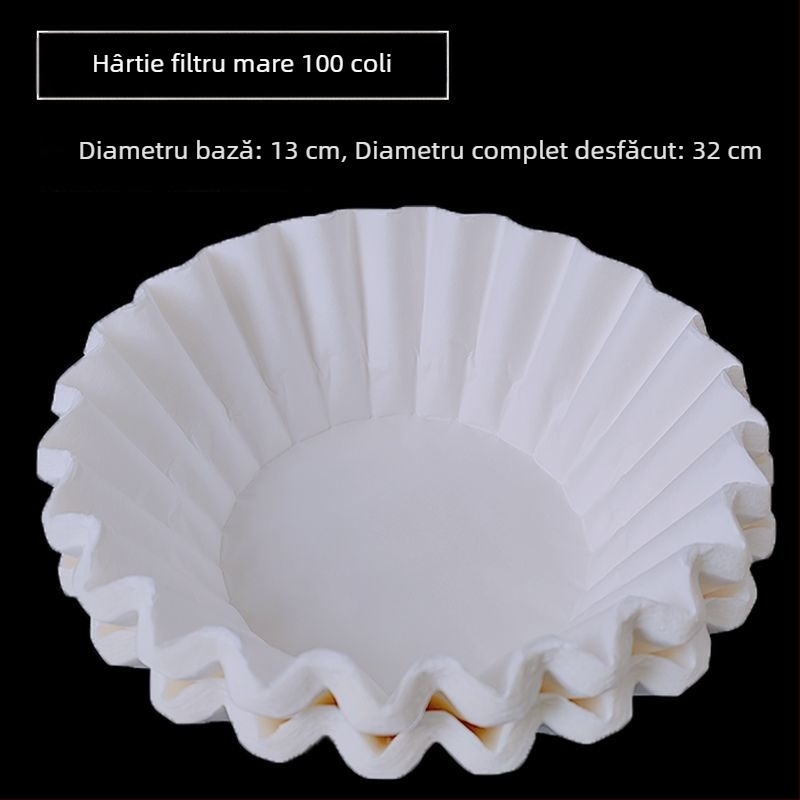 Filtru de hârtie de unică folosință, stil american, pentru cafea și ceai – hârtie lucrată manual, înaltă calitate