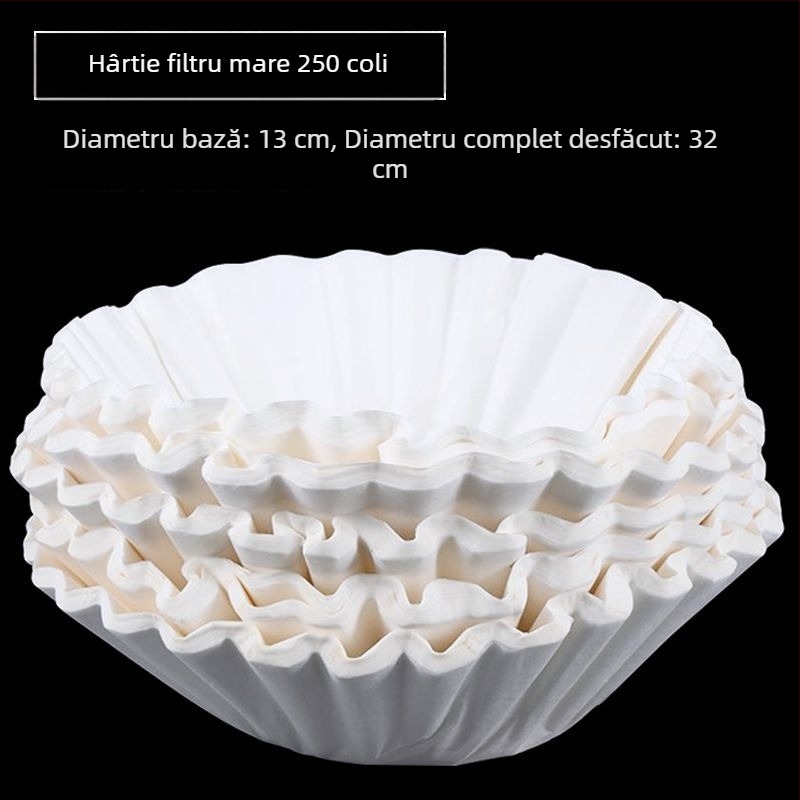 Filtru de hârtie de unică folosință, stil american, pentru cafea și ceai – hârtie lucrată manual, înaltă calitate