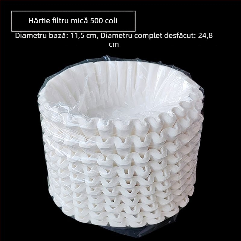 Filtru de hârtie de unică folosință, stil american, pentru cafea și ceai – hârtie lucrată manual, înaltă calitate
