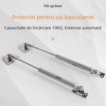 Sprijin pneumatic pentru ușile de dulap rabatabile, tijă telescopică, accesorii mobilier