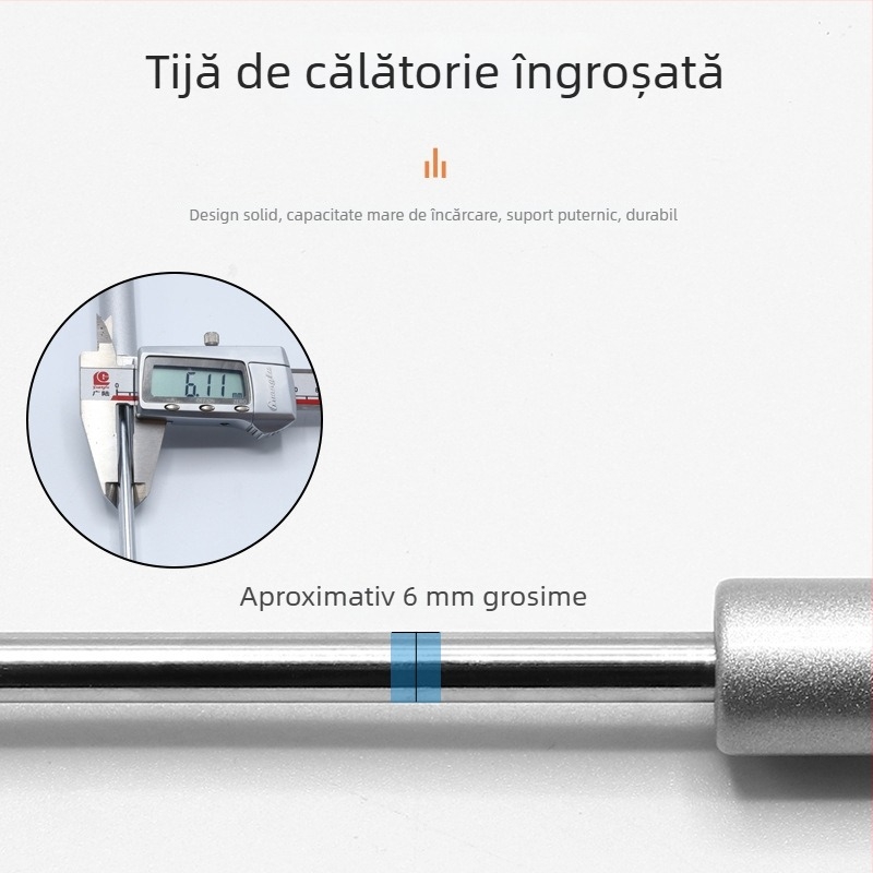 Sprijin pneumatic pentru ușile de dulap rabatabile, tijă telescopică, accesorii mobilier