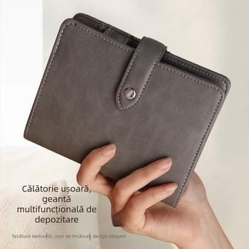 Caiet A6 multifuncțional, detașabil, cu suport pentru carduri și spațiu de depozitare, set cadou în cutie, cu logo personalizat