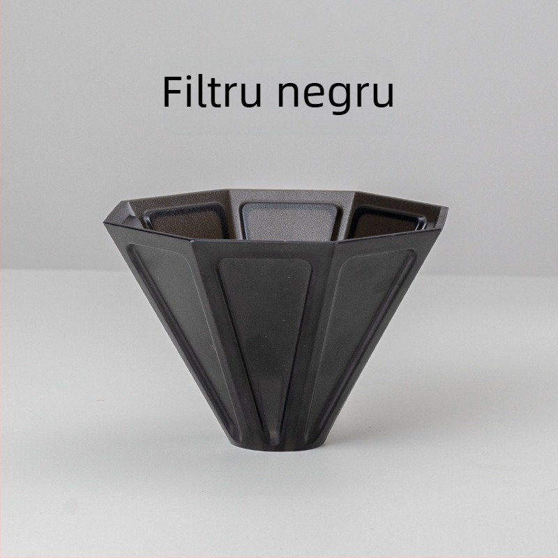 Cana ceramică de filtru pentru cafea, pentru preparare manuală, pâlnie de filtrare octagonală, filtru pentru cafea măcinată, ustensile pentru cafea de casă