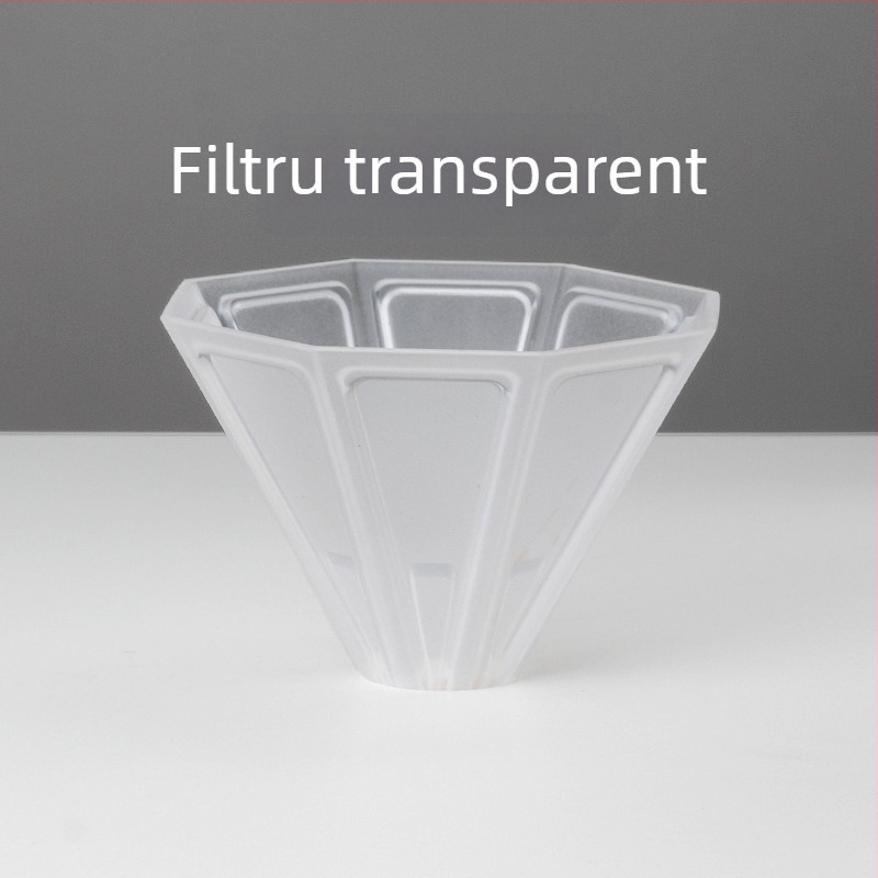Cana ceramică de filtru pentru cafea, pentru preparare manuală, pâlnie de filtrare octagonală, filtru pentru cafea măcinată, ustensile pentru cafea de casă