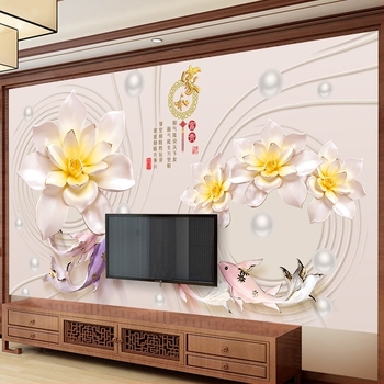 Tapet autoadeziv pentru decorul casei — tapet de perete pentru living, fundal TV și dormitor, model floral/iarbă/frunze; PVC; decal decorativ de perete; 1 panou.