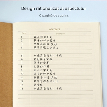 Caiet A4 pentru înregistrarea experimentelor de chimie și fizică — rapoarte de laborator, înregistrări ale rezultatelor, note biologice