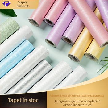 Tapet autoadeziv cu relief profund, PVC, trei straturi, rezistent la umiditate, pentru decor de birou, design talie, premium