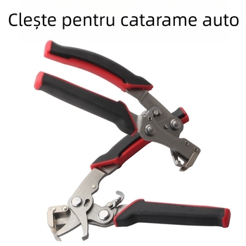 Clește pentru eliminarea clipsurilor auto, destinat panourilor interioare ale ușilor, părții inferioare și portbagajului — unealtă pentru clipsuri din plastic circulare