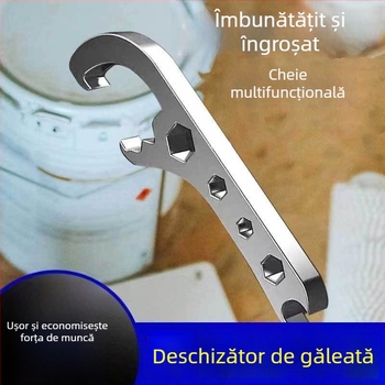 Deschizător de capac pentru butoi de ulei și ridicator de butoi