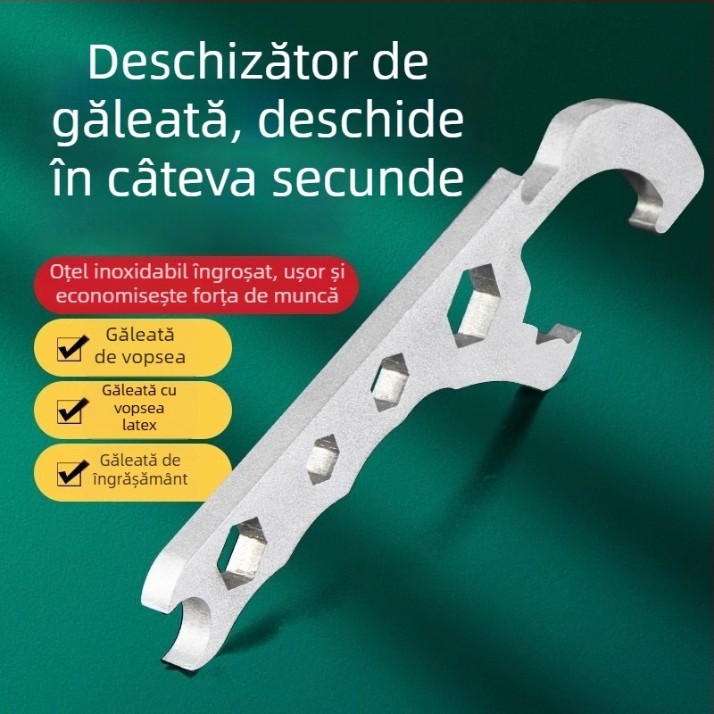 Deschizător de capac pentru butoi de ulei și ridicator de butoi