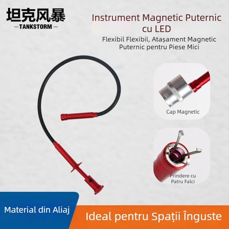 TANKSTORM Clește magnetic telescopic pentru obiecte din metal – Unealtă multifuncțională de prindere