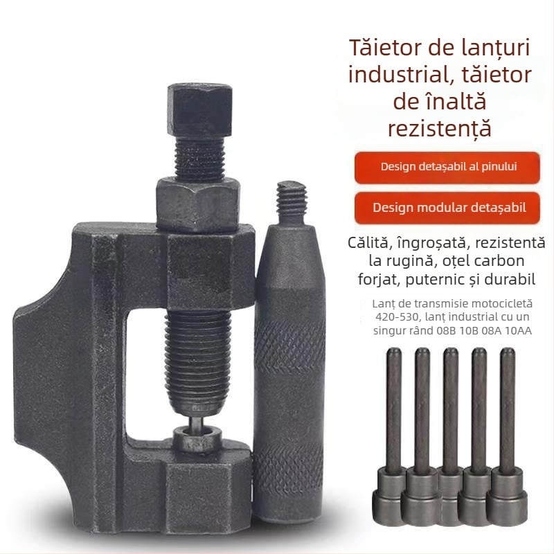 Demontator de lanț pentru motocicletă 420-530, universal, mare CG125
