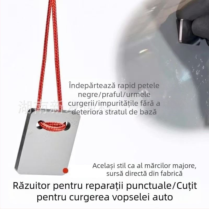 Racletă pentru reparația vopselei pentru detailing auto — elimină pete de pe suprafață, picături, praf, reziduuri de ulei și bavuri