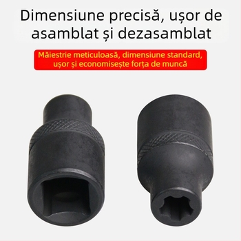 Unealtă de demontare a șuruburilor capacului bateriei Tesla, cheie EP cu floare de cinci/șase, soclu tip E cu dinți mari