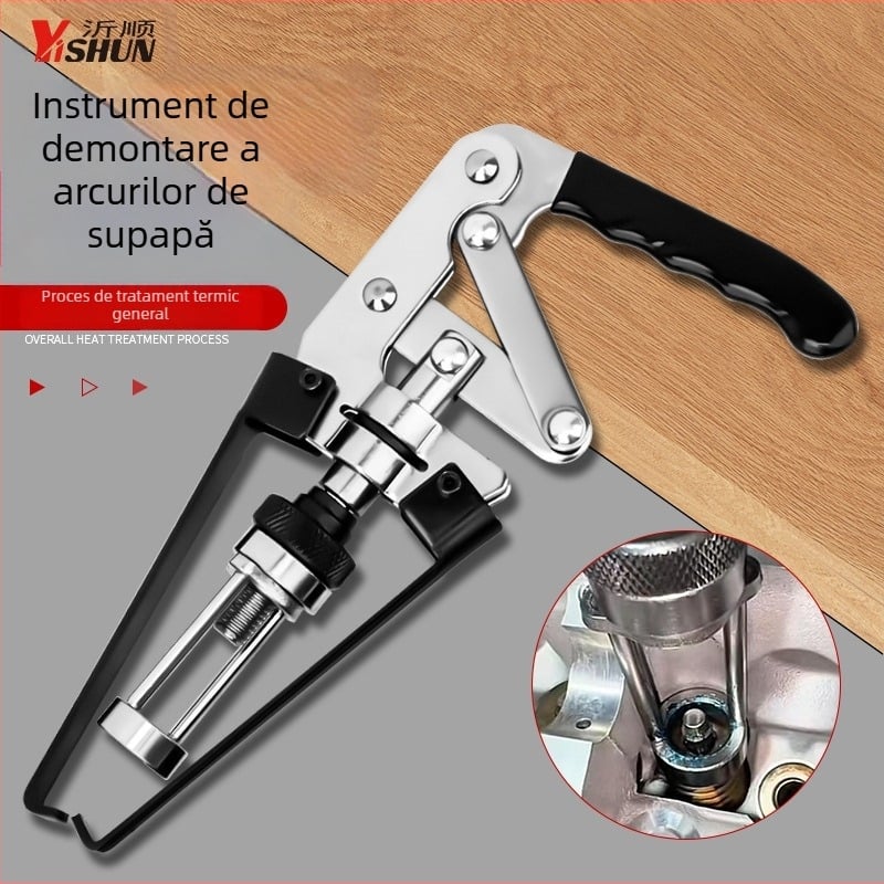 Instrument pentru îndepărtarea etanșării valvei și a arcului valvei, tip presiune, pentru reparații auto