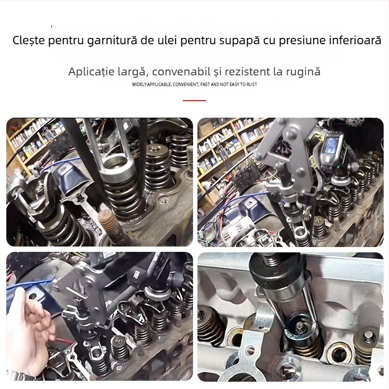 Instrument pentru îndepărtarea etanșării valvei și a arcului valvei, tip presiune, pentru reparații auto