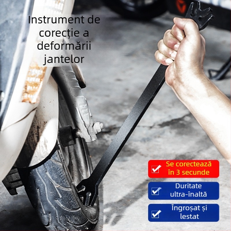 Unealtă de corectare a deformării jantelor pentru vehicule electrice, din oțel, antialunecare, universală