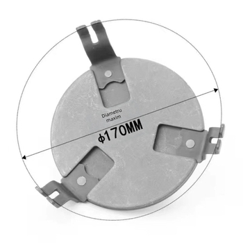 Cheie pentru capacul rezervorului auto cu disc circular îngroșat și trei gheare, practică, durabilă, destinată rulmenților