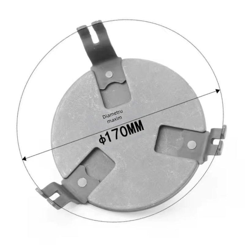 Cheie pentru capacul rezervorului auto cu disc circular îngroșat și trei gheare, practică, durabilă, destinată rulmenților