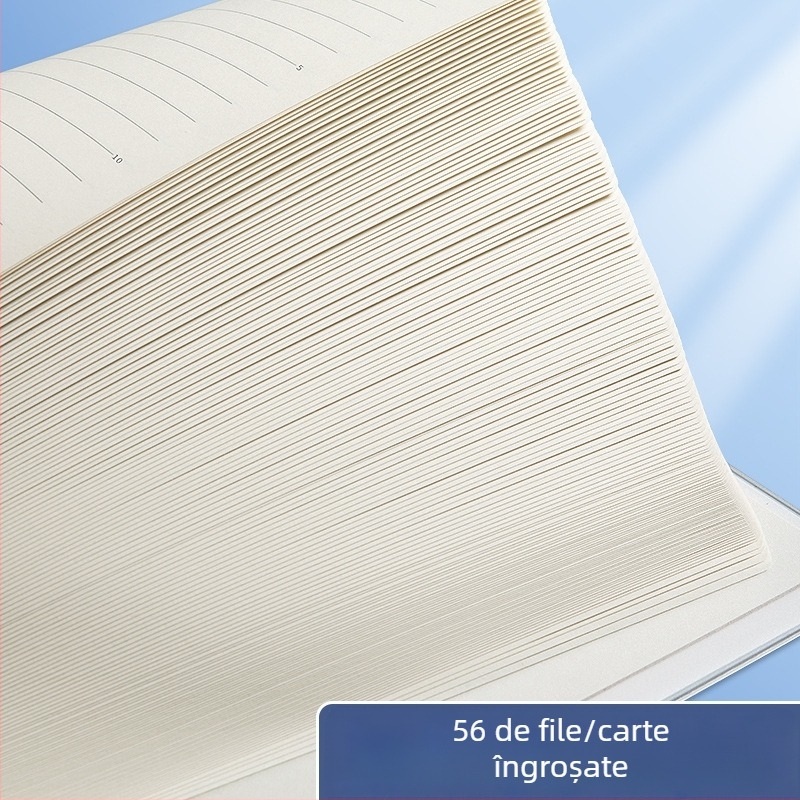 Caiet Morandi, copertă PP, format B5, liniat, 50–100 pagini, pentru elevi gimnaziu și liceu