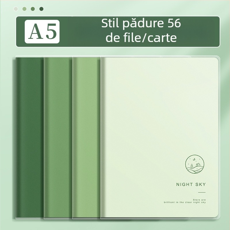 Caiet Morandi, copertă PP, format B5, liniat, 50–100 pagini, pentru elevi gimnaziu și liceu