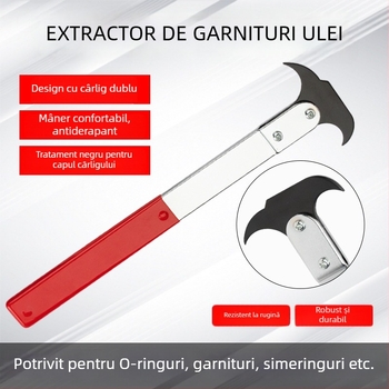 Unealtă dublă pentru demontare și montaj a garniturii de etanșare a uleiului pentru reparații auto