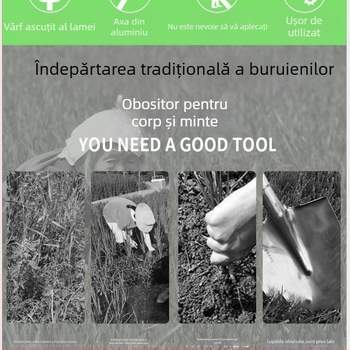 Unealtă manuală pentru îndepărtarea buruienilor și săparea legumelor – unealtă de grădină din plastic, Yili Hardware