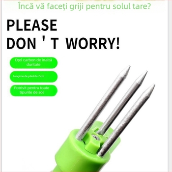 Unealtă manuală pentru îndepărtarea buruienilor și săparea legumelor – unealtă de grădină din plastic, Yili Hardware
