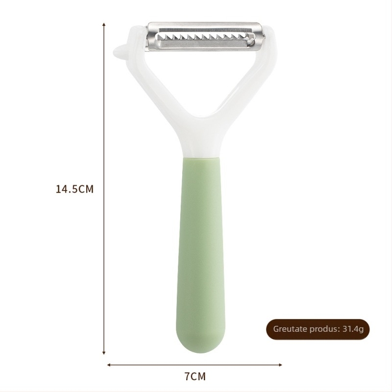 Curățător de legume și fructe din oțel inoxidabil, 2 în 1 – design creativ